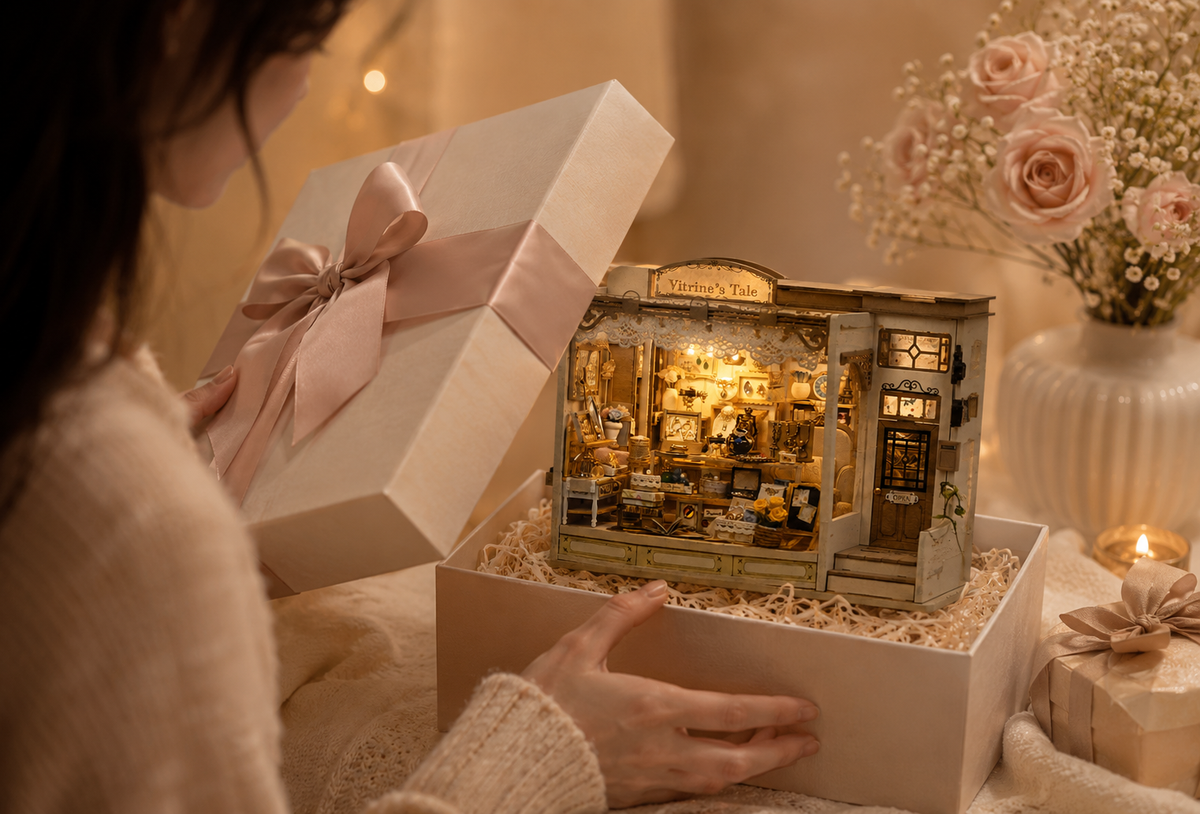 A miniature kit ready to give as a gift