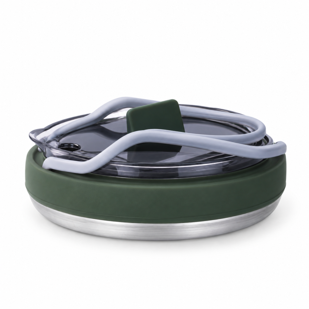 Collapsible Camping Kettle 002, Green, view 3