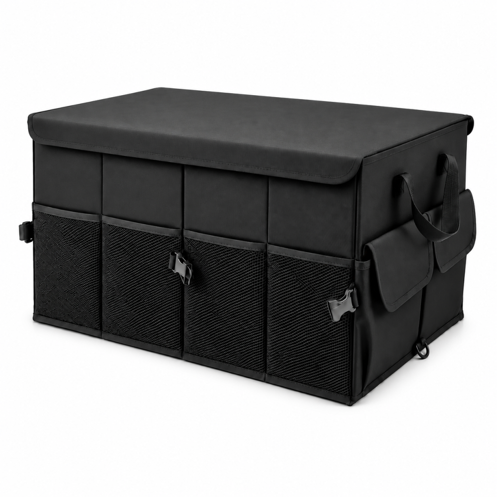 Camping Storage Box, Black, view 1